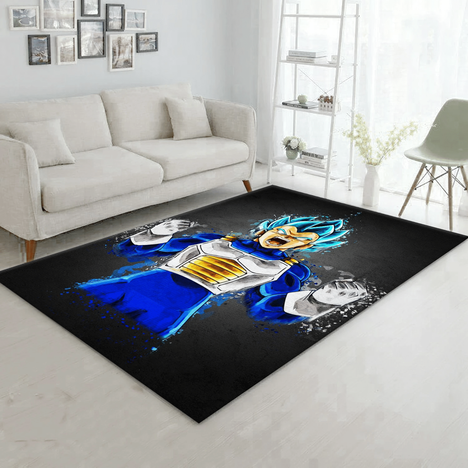 Prince Vegeta Area Rug Carpet, Living Room Rug - Home Decor  Floor Decor - Indoor Outdoor Rugs