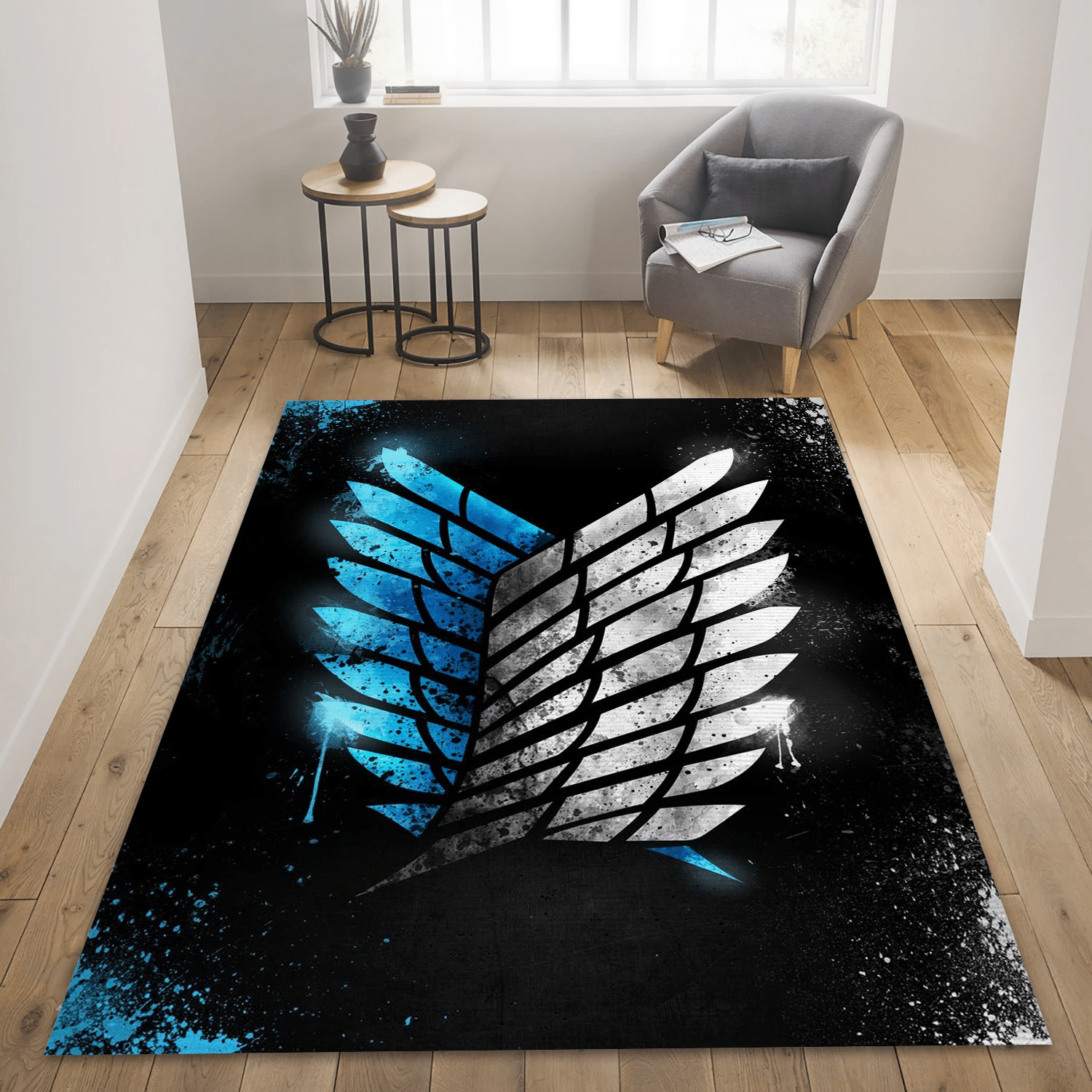 Wings Of Freedom 2d Area Rug For Christmas, Living Room Rug - US Gift Decor - Indoor Outdoor Rugs