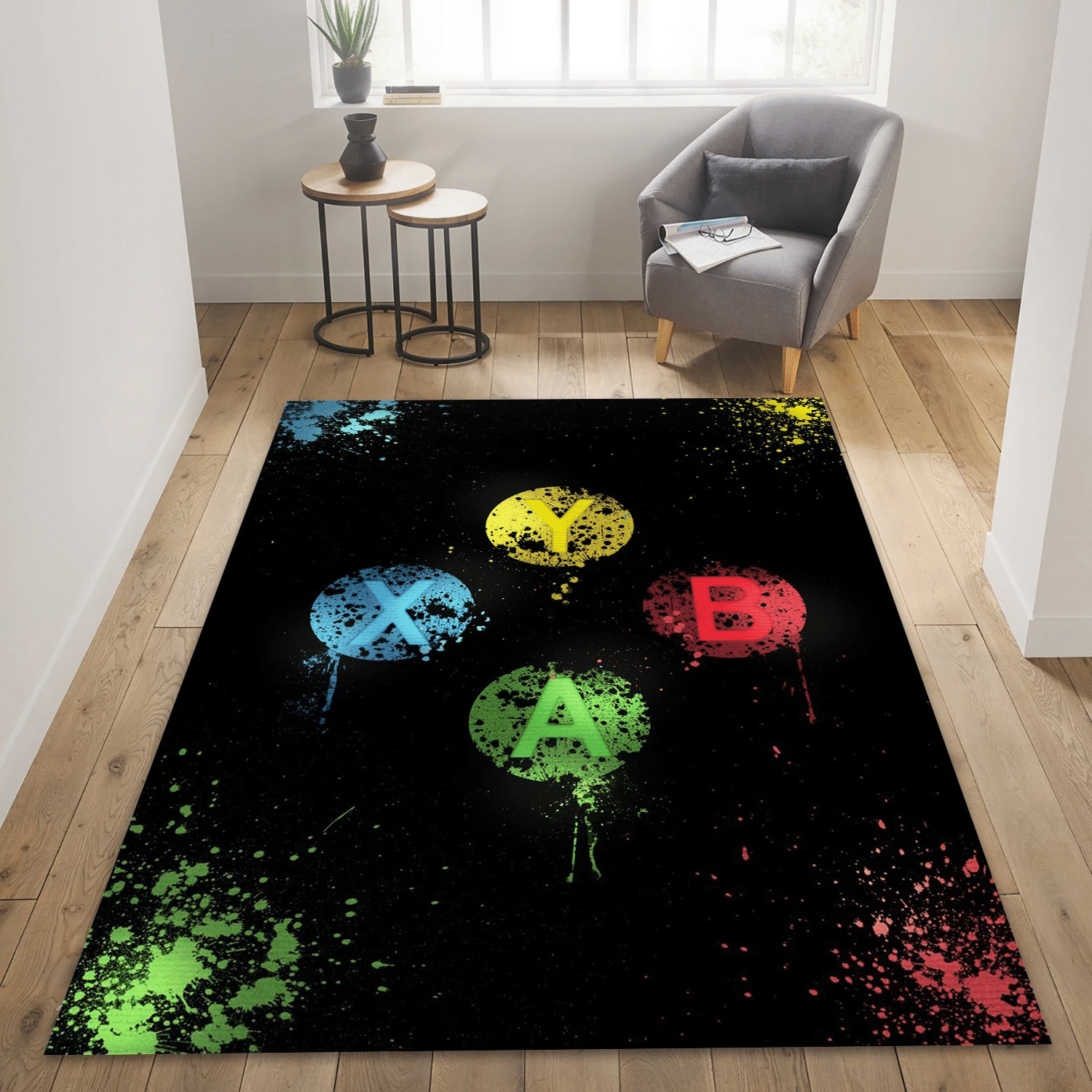 For The X Fans Gaming Area Rug, Living Room Rug - Home Decor  Floor Decor - Indoor Outdoor Rugs