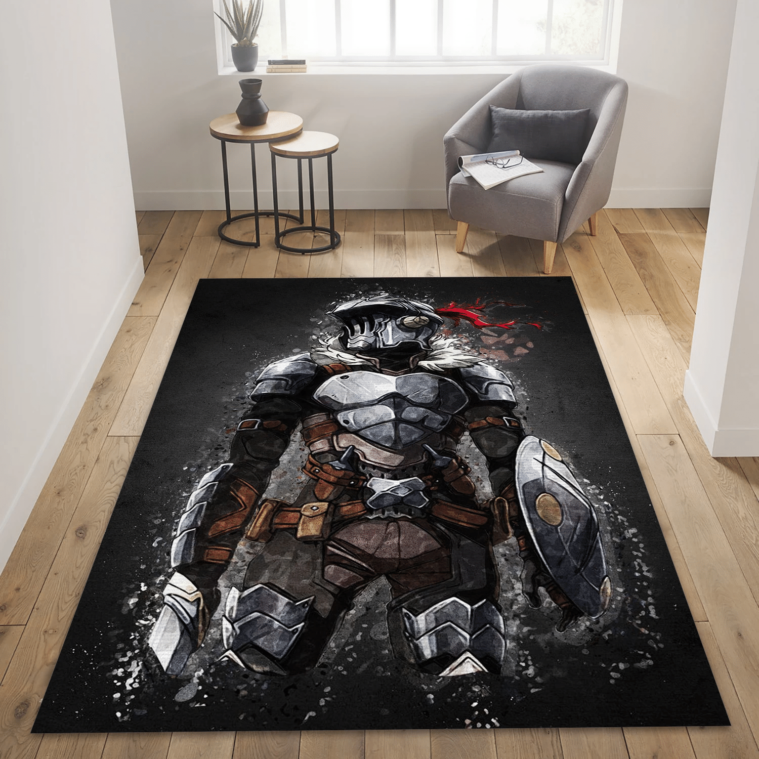 Goblin Slayer Gaming Area Rug, Living Room Rug - US Gift Decor - Indoor Outdoor Rugs