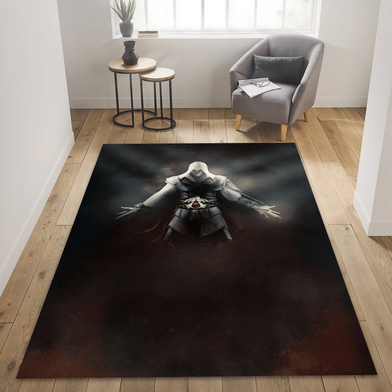 Ezio For The Fans Area Rug For Christmas, Living Room Rug - US Gift Decor - Indoor Outdoor Rugs