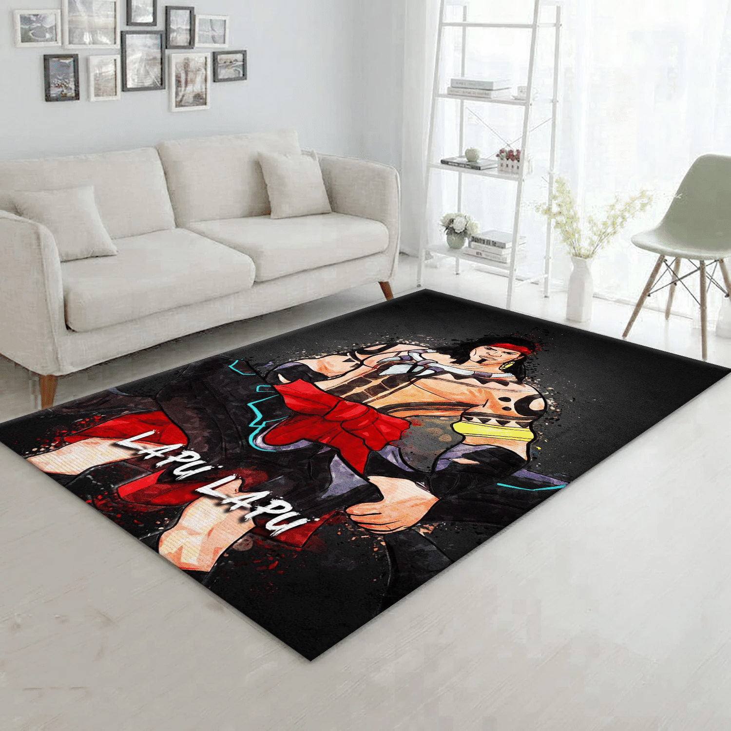 Lapu Lapu Gaming Area Rug, Bedroom Rug - US Gift Decor - Indoor Outdoor Rugs