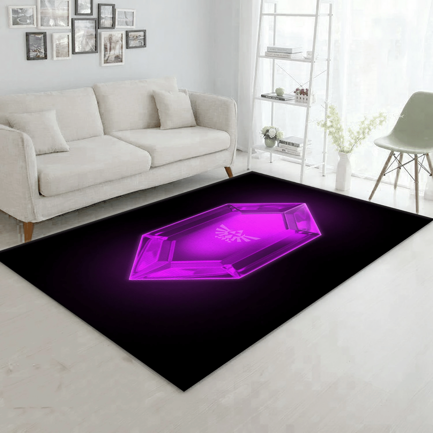 Purple Rupee Area Rug Carpet, Bedroom Rug - Home US Decor - Indoor Outdoor Rugs