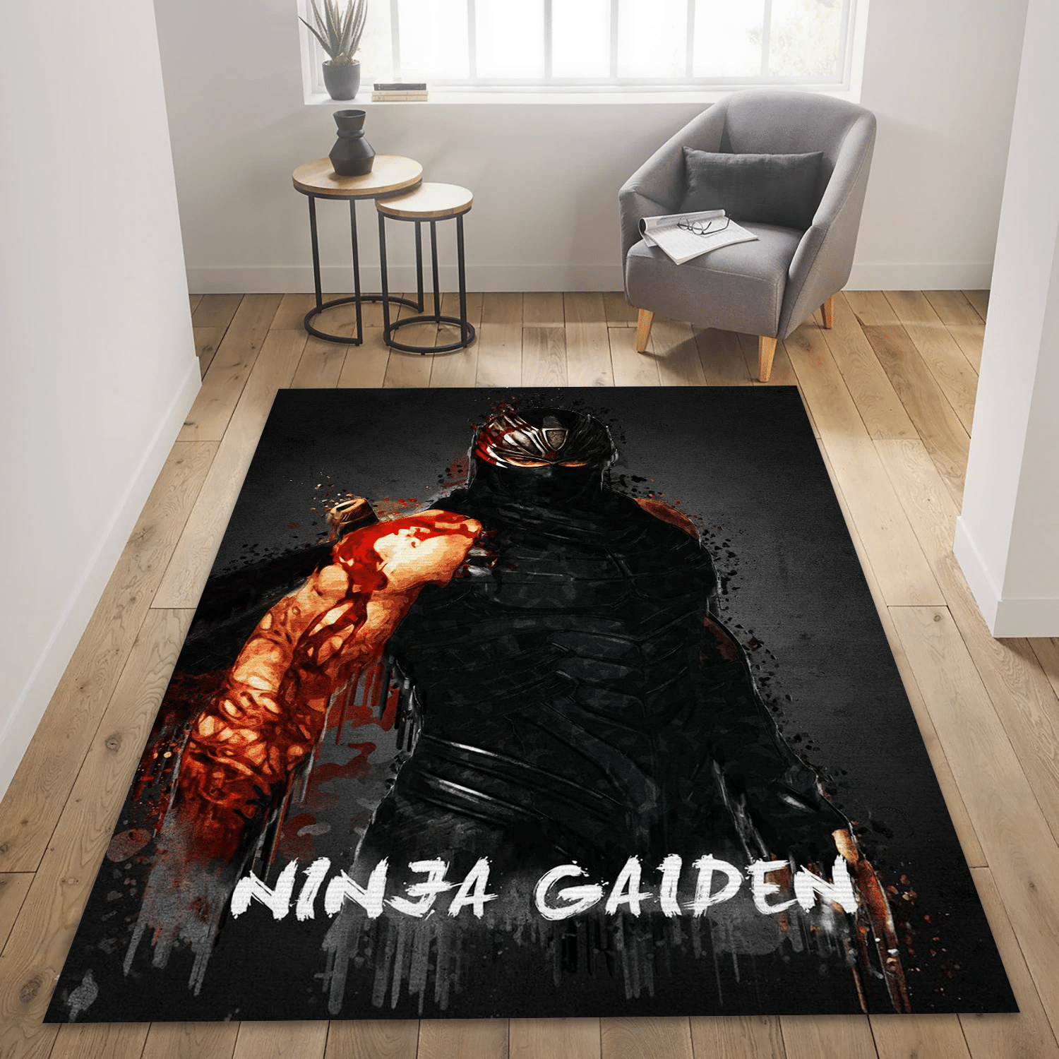 Ninja Gaiden Area Rug Carpet, Living Room Rug - Christmas Gift US Decor - Indoor Outdoor Rugs