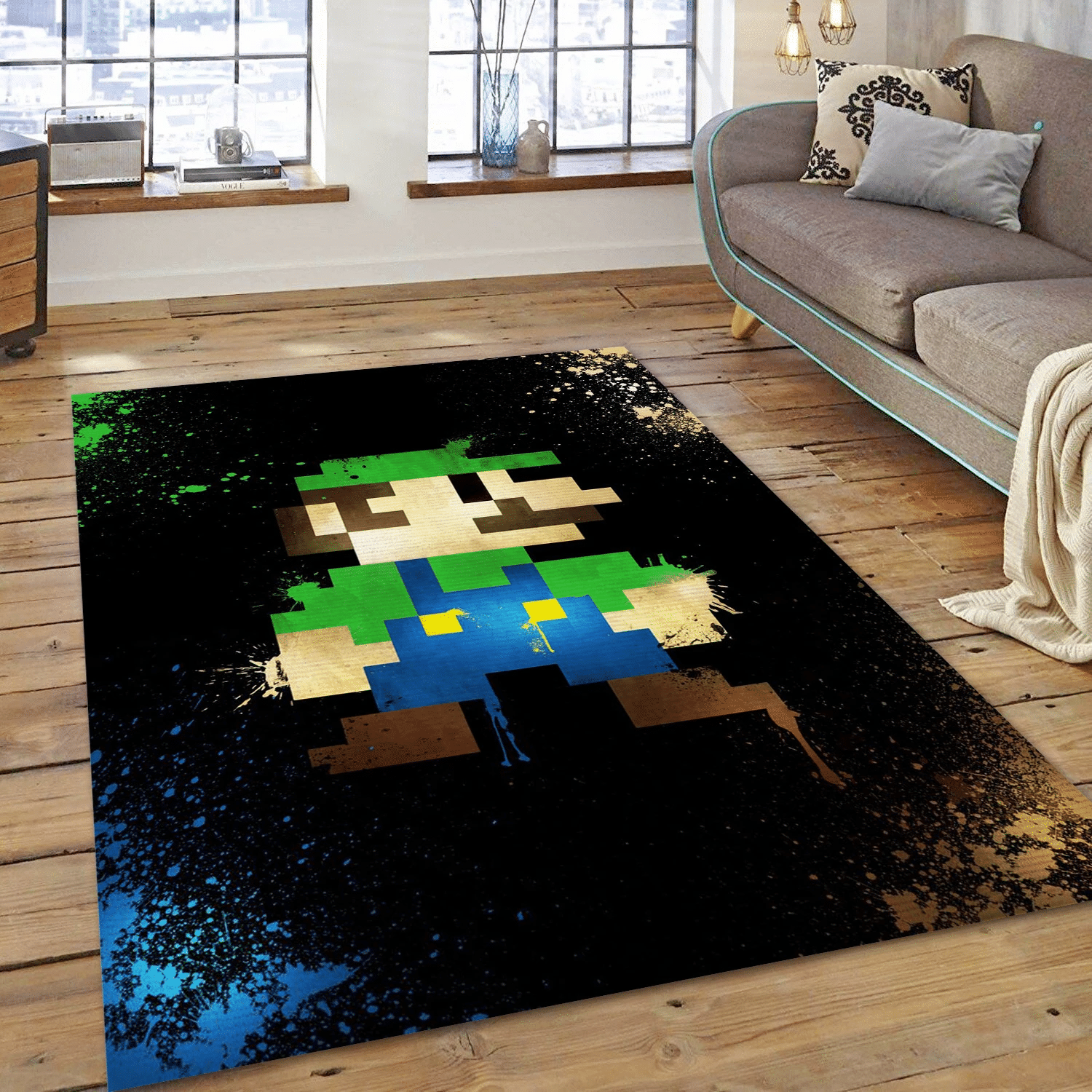 Classic 8 Bit Iii Area Rug For Christmas, Bedroom Rug - Home Decor  Floor Decor - Indoor Outdoor Rugs