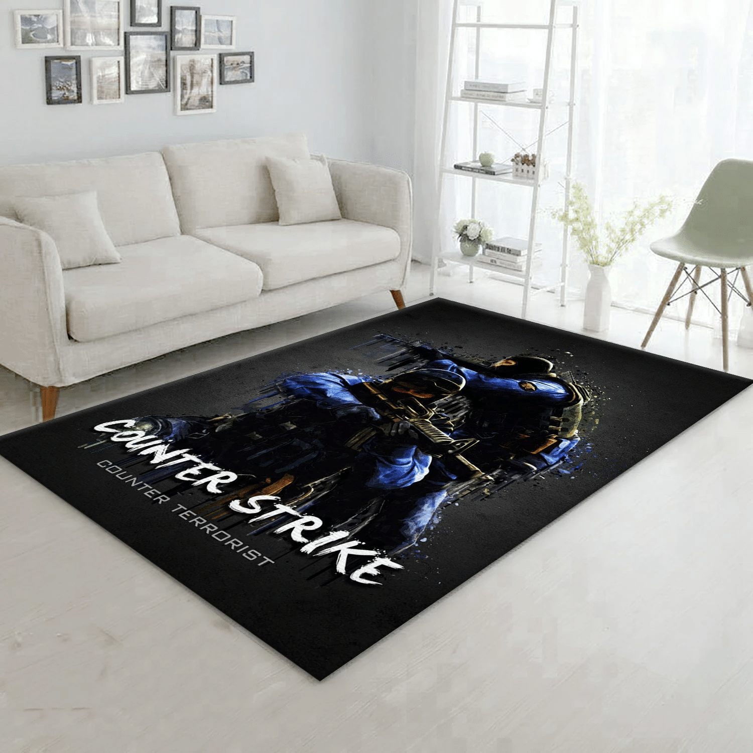 Counter Strike Area Rug Carpet, Living Room Rug - US Gift Decor - Indoor Outdoor Rugs