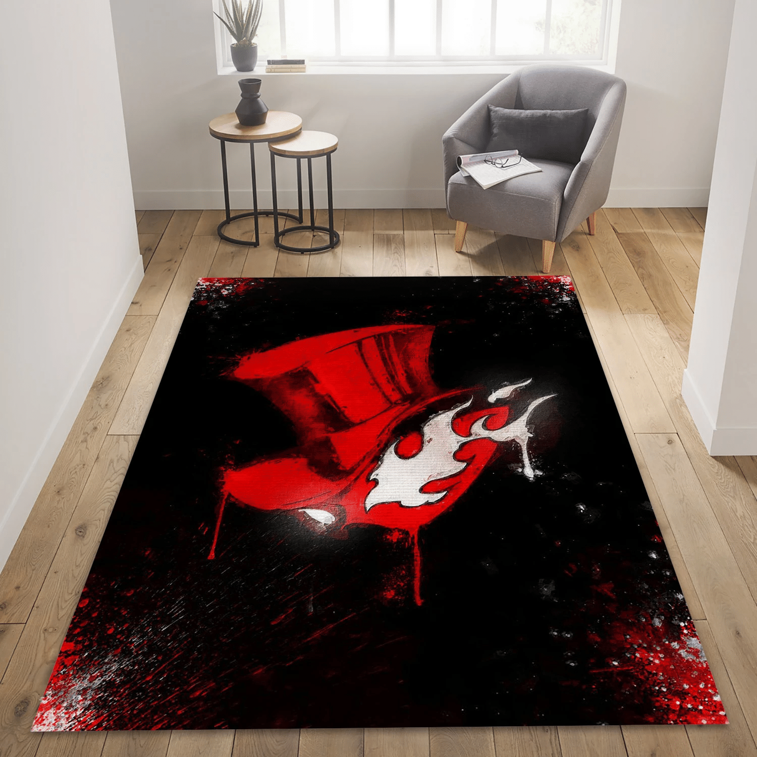 The Phantom Red Hat Area Rug For Christmas, Living Room Rug - Home Decor  Floor Decor - Indoor Outdoor Rugs