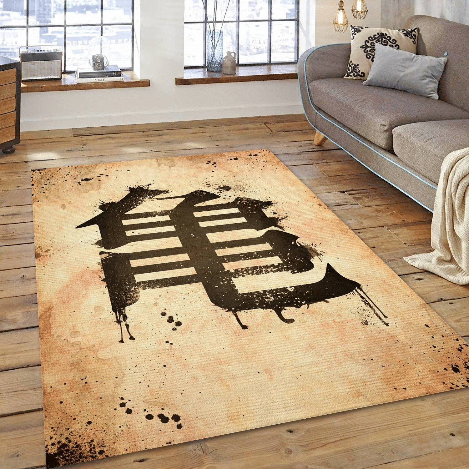 Kame Light Gaming Area Rug, Bedroom Rug - US Gift Decor - Indoor Outdoor Rugs