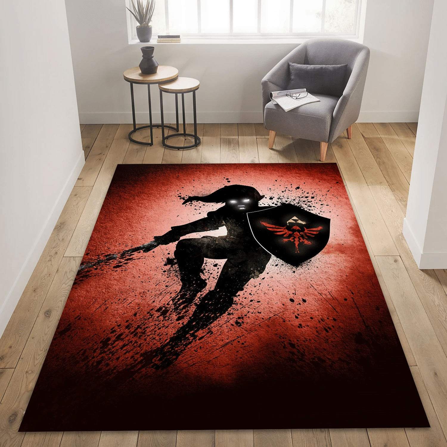 Combat Link Dark Hell Edition Gaming Area Rug, Bedroom Rug - Home Decor  Floor Decor - Indoor Outdoor Rugs