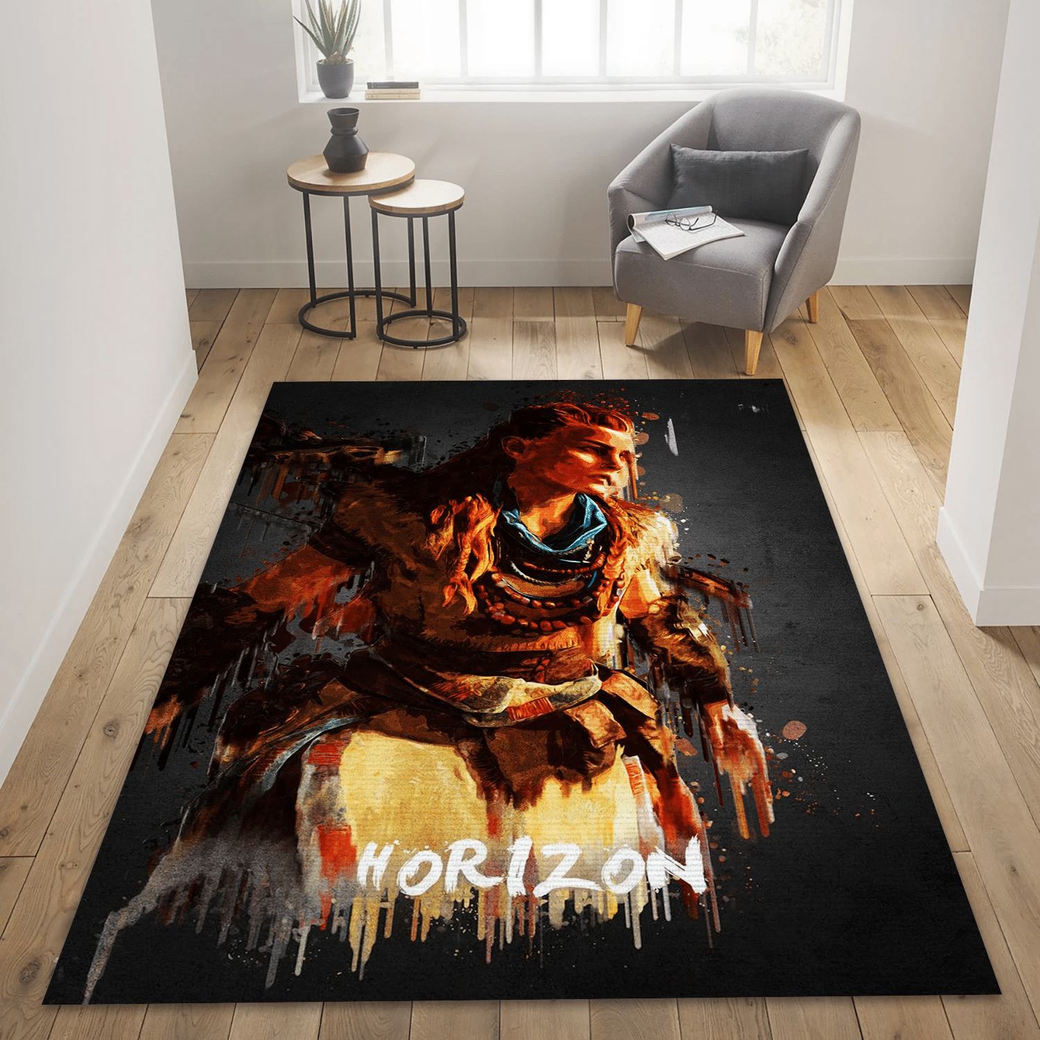 Horizon Area Rug Carpet, Living Room Rug - Family Gift US Decor - Indoor Outdoor Rugs