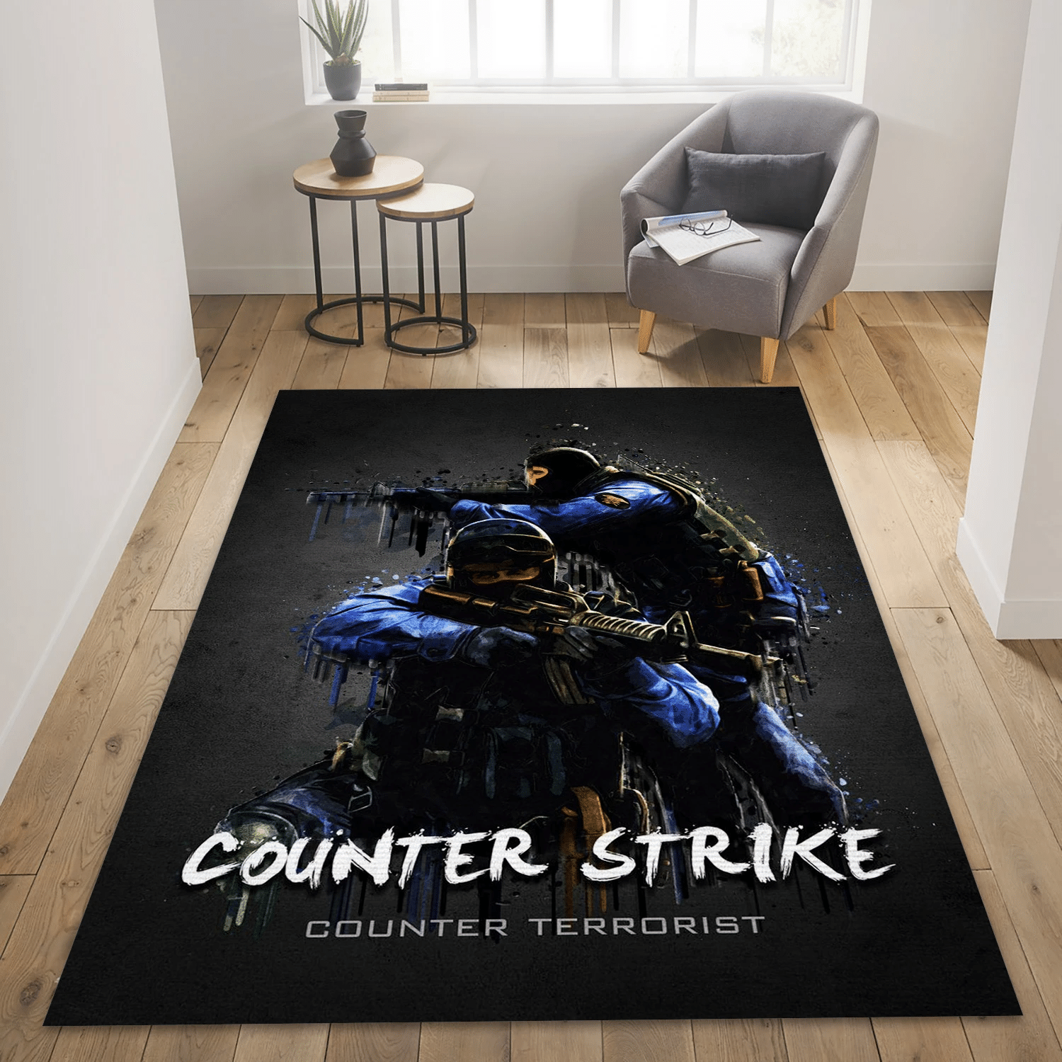 Counter Strike Area Rug Carpet, Living Room Rug - US Gift Decor - Indoor Outdoor Rugs