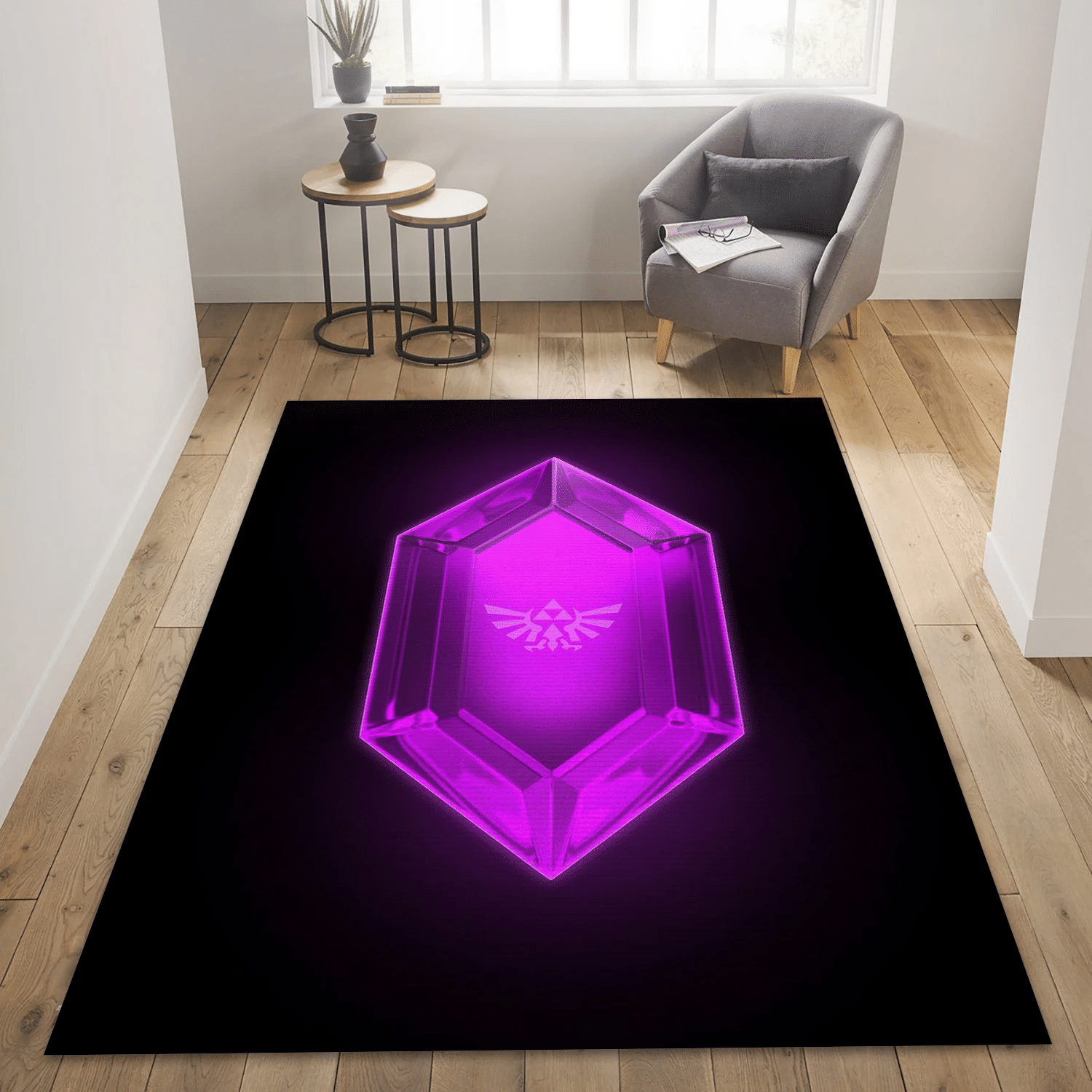 Purple Rupee Area Rug Carpet, Bedroom Rug - Home US Decor - Indoor Outdoor Rugs