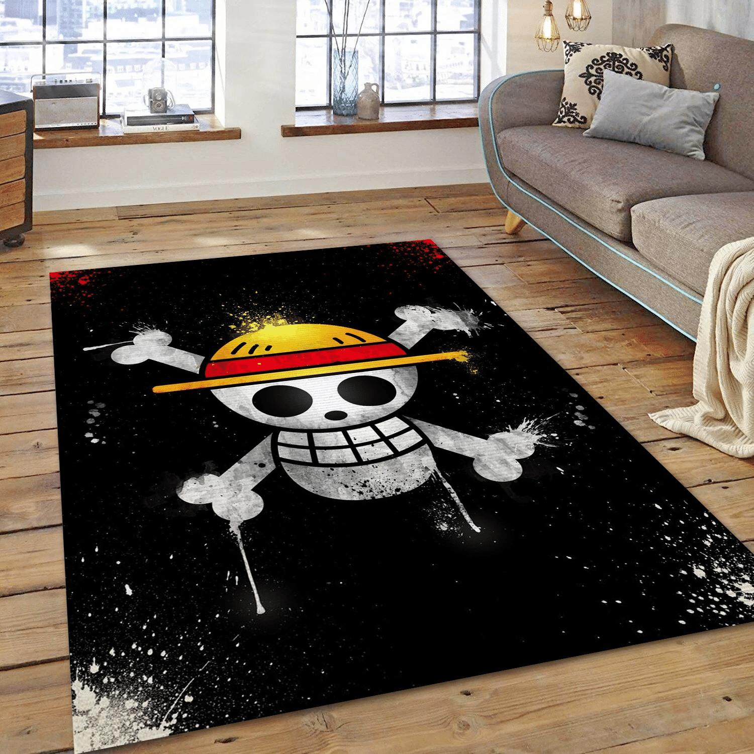 The King Of Pirates Gaming Area Rug, Bedroom Rug - Christmas Gift US Decor - Indoor Outdoor Rugs