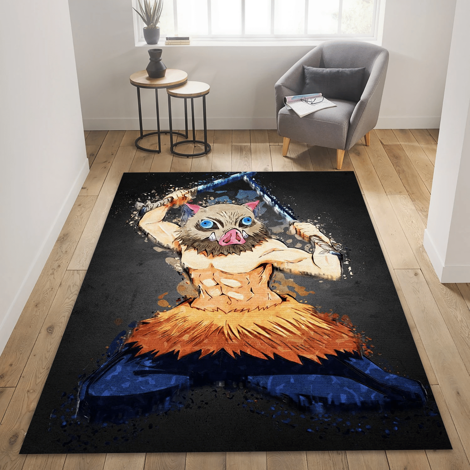 Inosuke Area Rug Carpet, Bedroom Rug - Family Gift US Decor - Indoor Outdoor Rugs