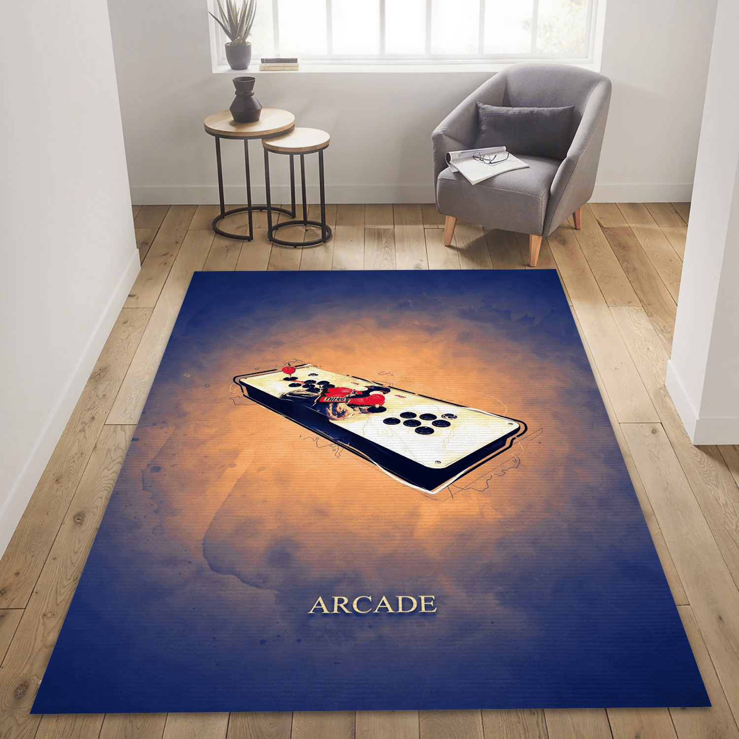 Arcade Gaming Area Rug For Christmas, Bedroom Rug - Home US Decor - Indoor Outdoor Rugs