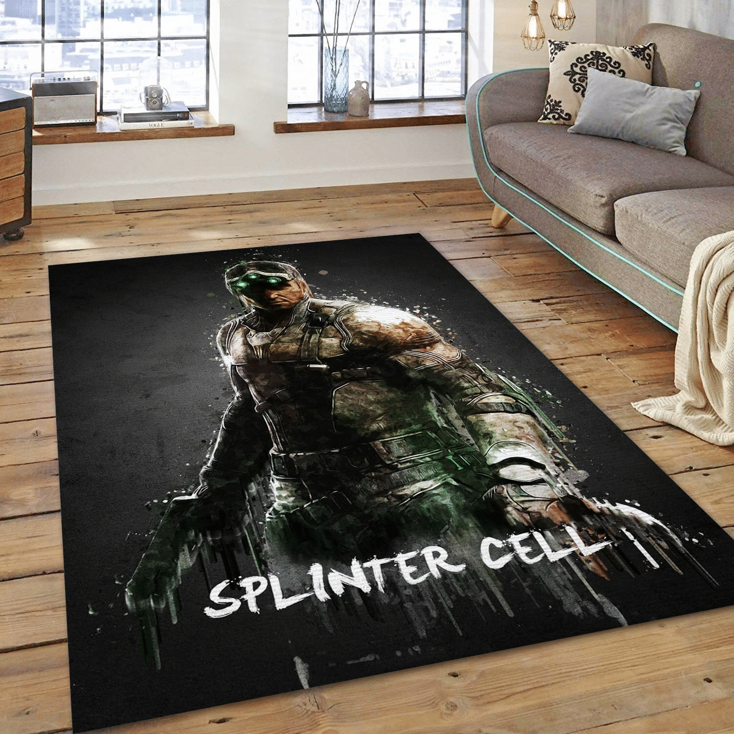 Splinter Cell Area Rug, Living Room Rug - Home US Decor - Indoor Outdoor Rugs