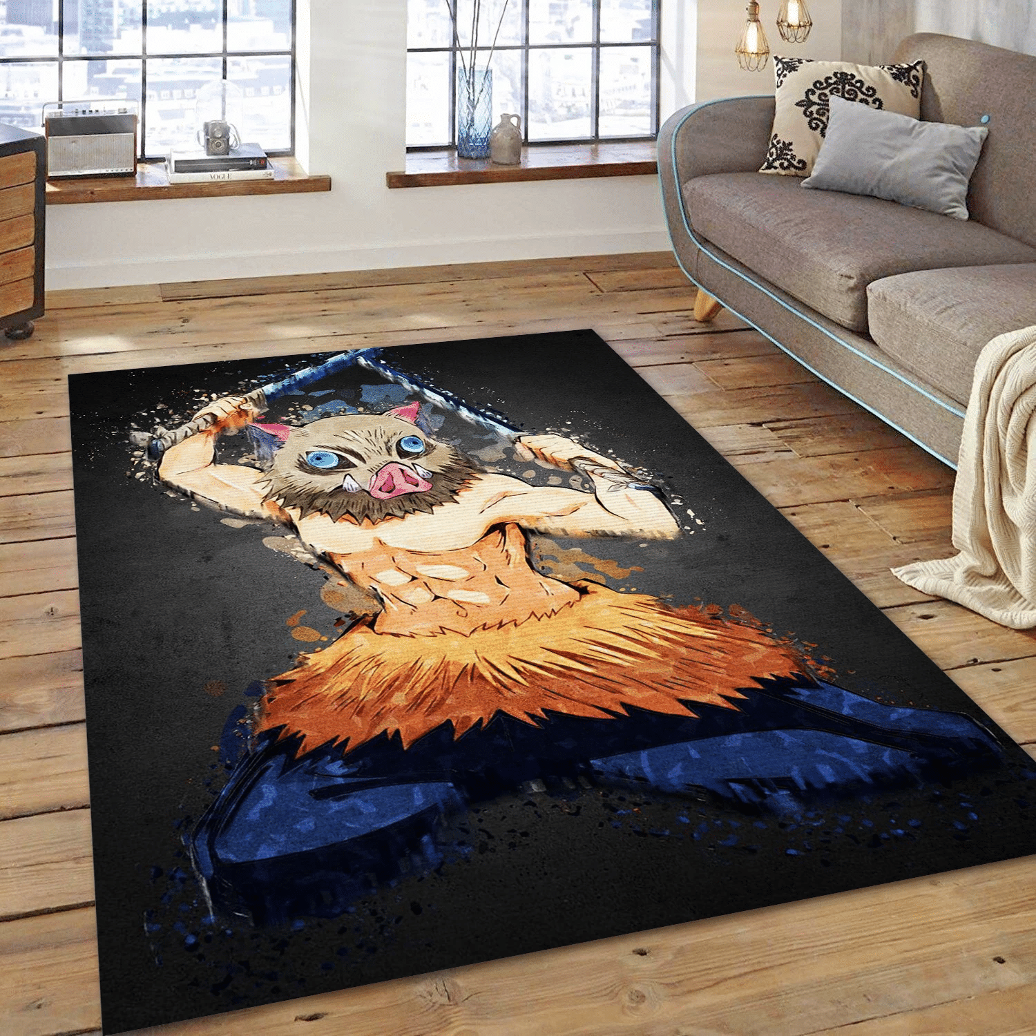 Inosuke Area Rug Carpet, Bedroom Rug - Family Gift US Decor - Indoor Outdoor Rugs