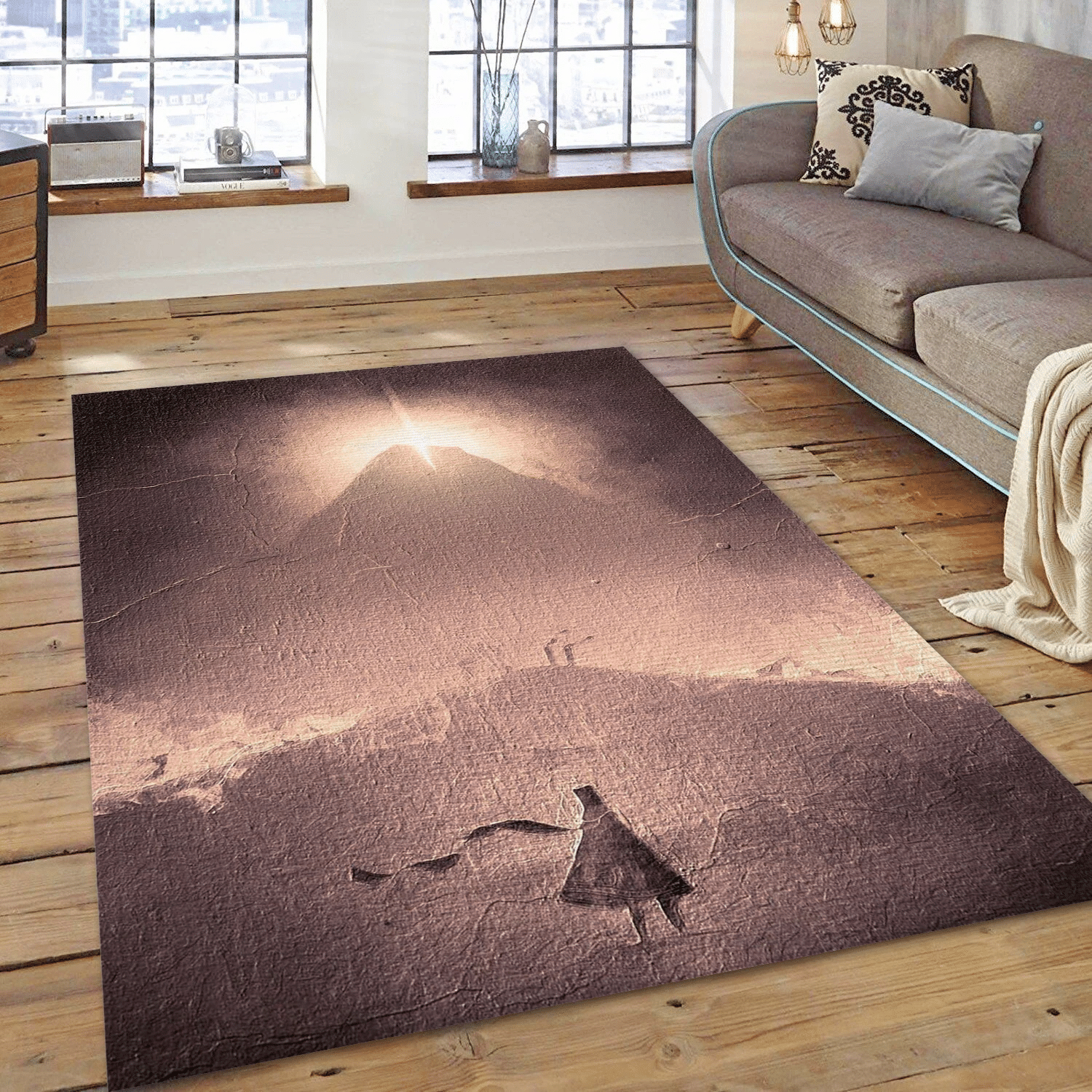 Journey Area Rug Carpet, Bedroom Rug - US Gift Decor - Indoor Outdoor Rugs