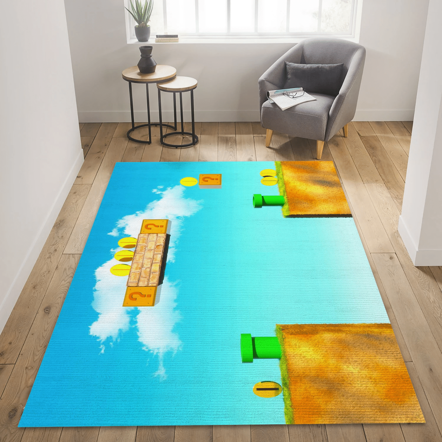 3d Classic World Gaming Area Rug, Living Room Rug - Christmas Gift US Decor - Indoor Outdoor Rugs