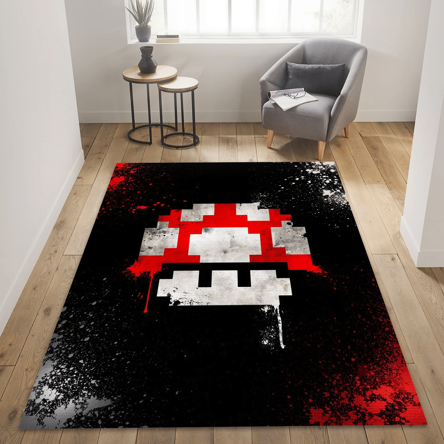 Classic 8 Bit Ii Gaming Area Rug, Bedroom Rug - Home Decor  Floor Decor - Indoor Outdoor Rugs