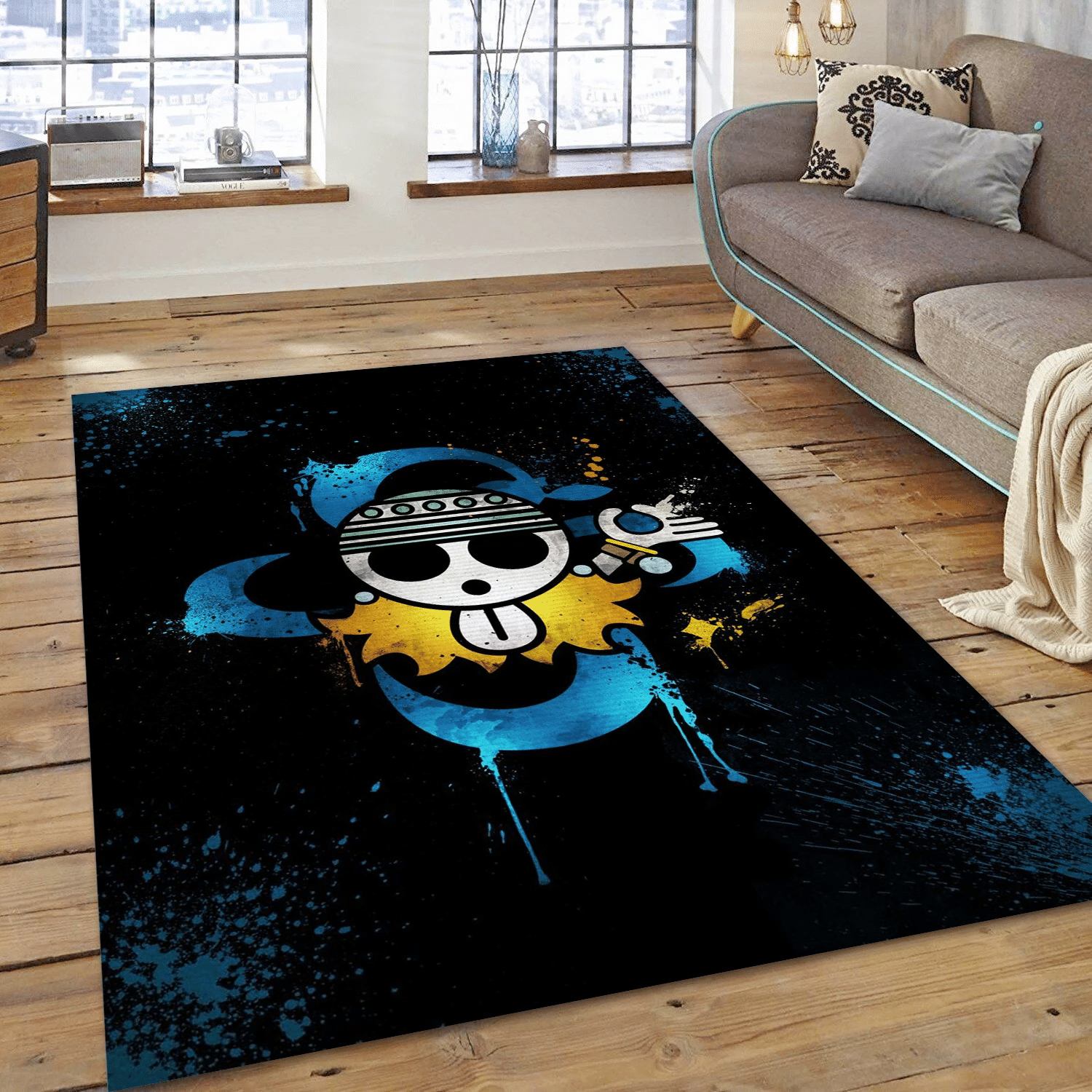 One Piece Nami 2d Area Rug, Bedroom Rug - Family Gift US Decor - Indoor Outdoor Rugs