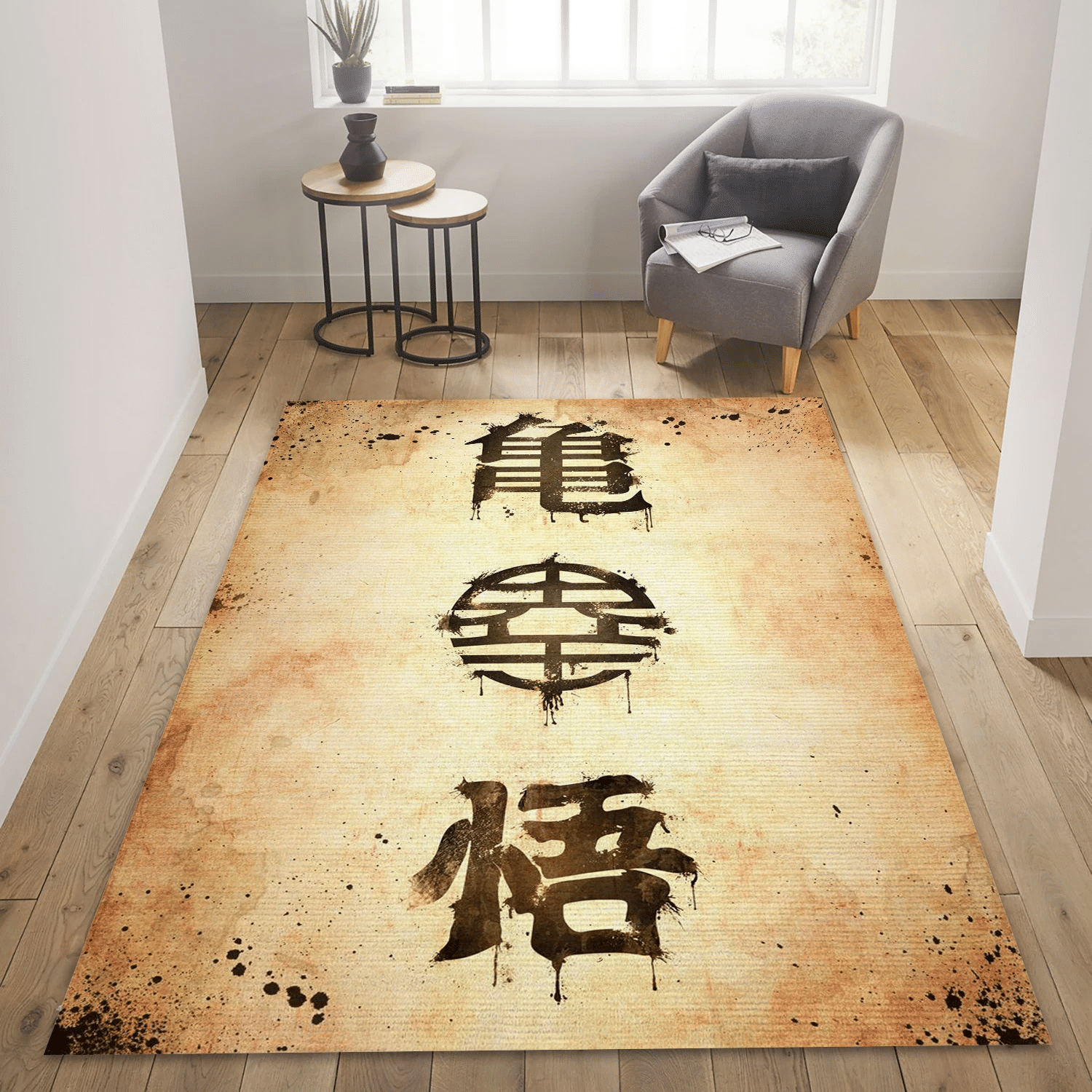 Kanjis Light Version Gaming Area Rug, Living Room Rug - Home Decor  Floor Decor - Indoor Outdoor Rugs