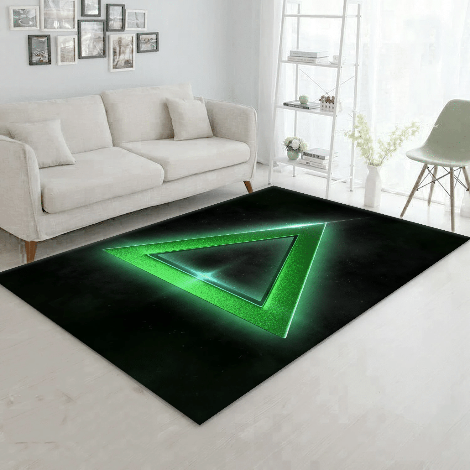 3d Triangle For Ps Fans Area Rug, Bedroom Rug - Home Decor  Floor Decor - Indoor Outdoor Rugs