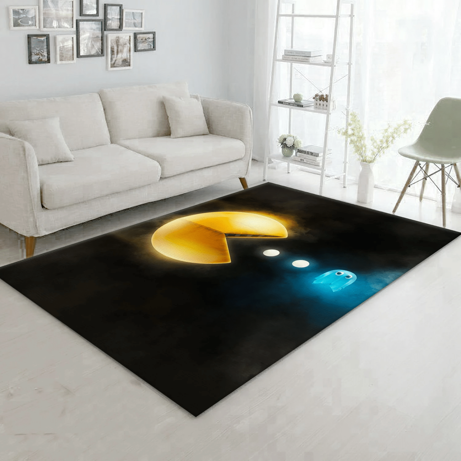 3d Pacman Area Rug Carpet, Bedroom Rug - Home Decor  Floor Decor - Indoor Outdoor Rugs