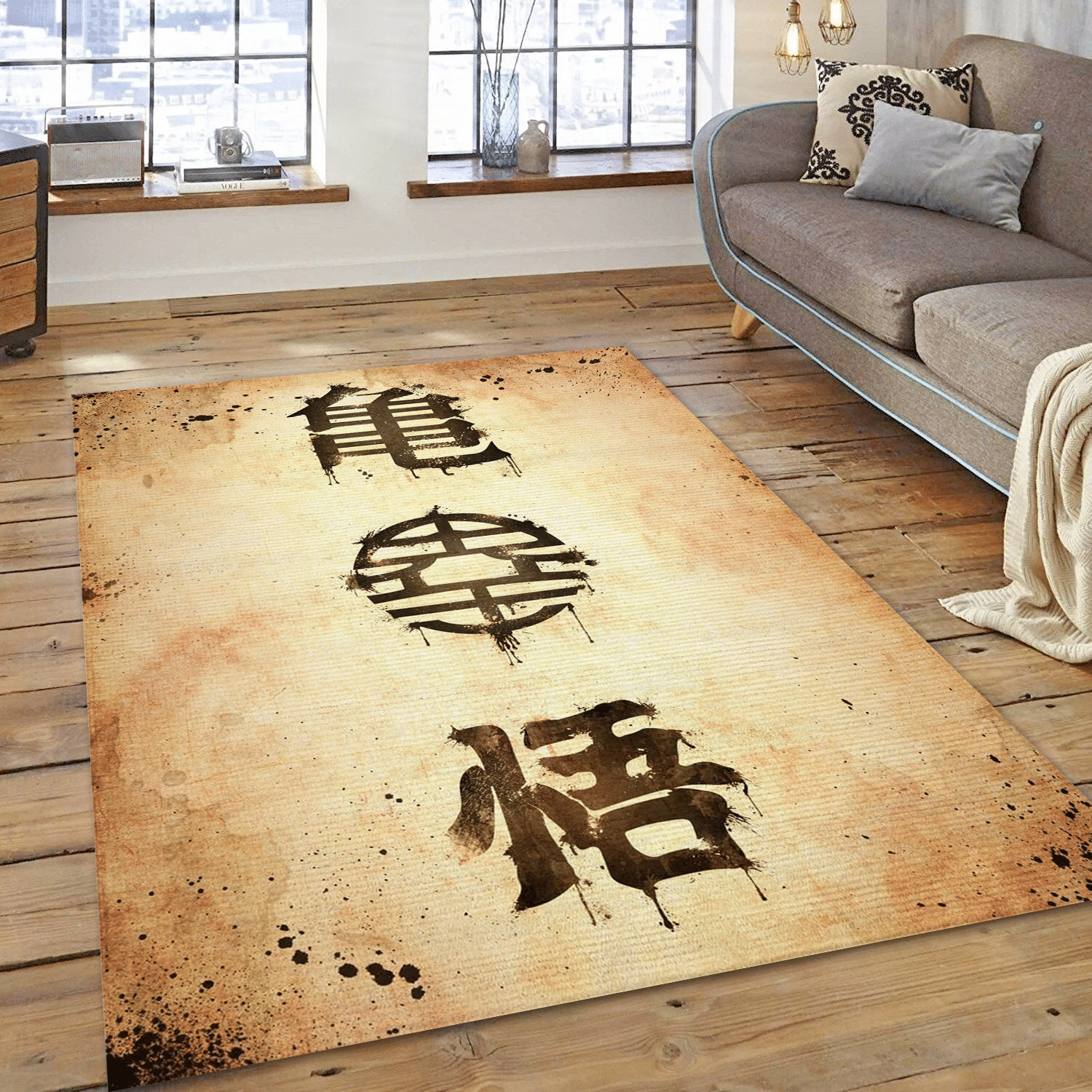 Kanjis Light Version Gaming Area Rug, Living Room Rug - Home Decor  Floor Decor - Indoor Outdoor Rugs