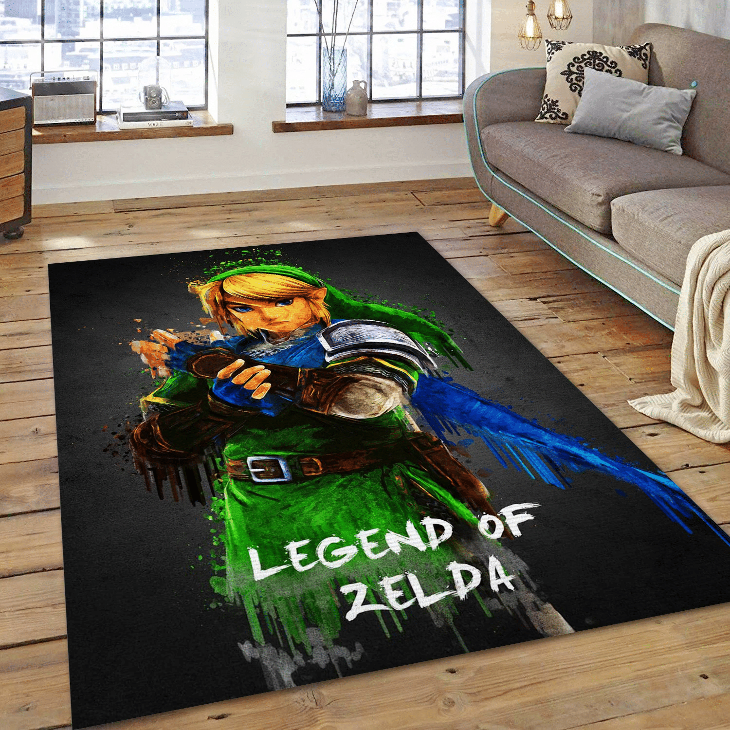 Legend Of Zelda Area Rug For Christmas, Bedroom Rug - Home Decor  Floor Decor - Indoor Outdoor Rugs