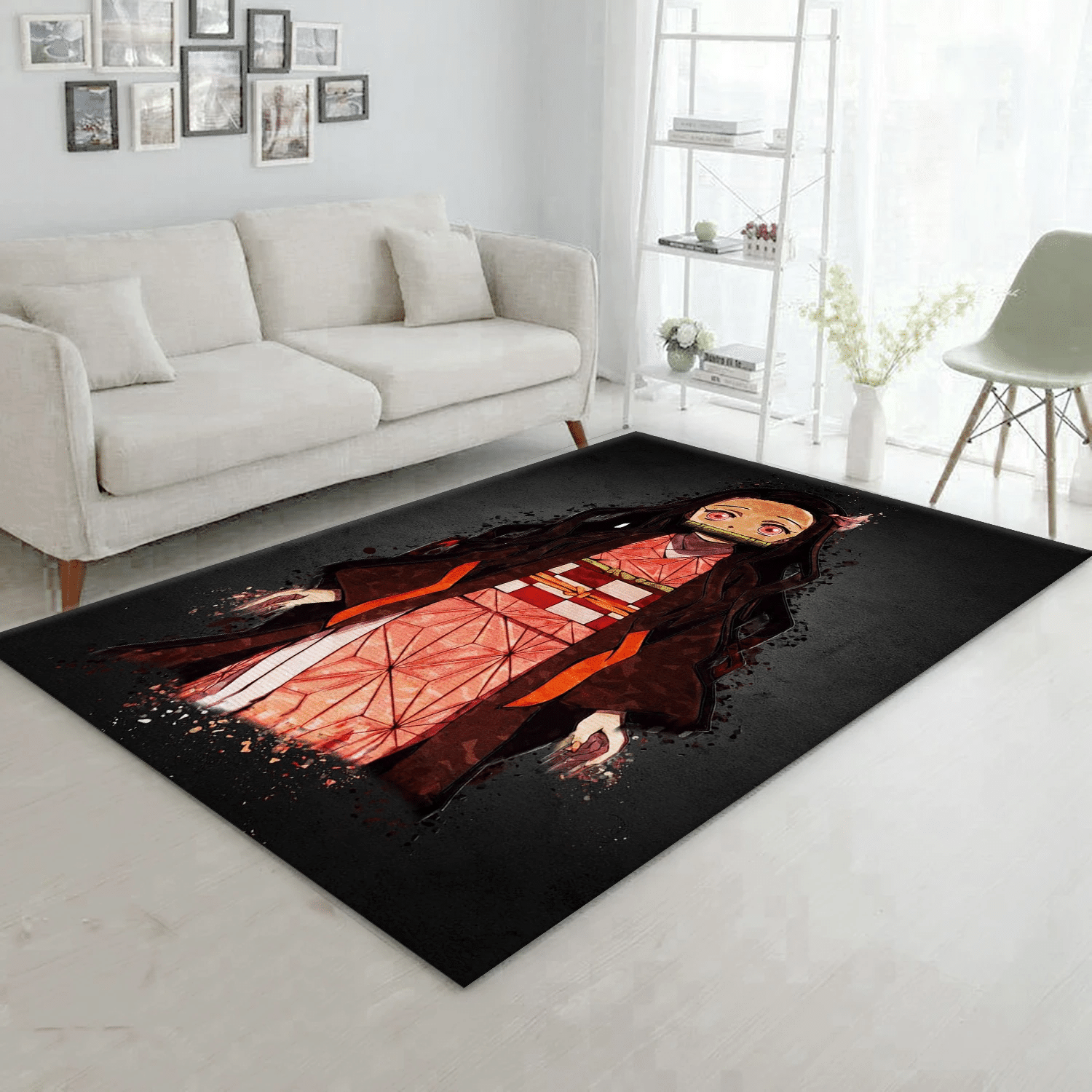 Nezuko Area Rug Carpet, Bedroom Rug - Home Decor  Floor Decor - Indoor Outdoor Rugs