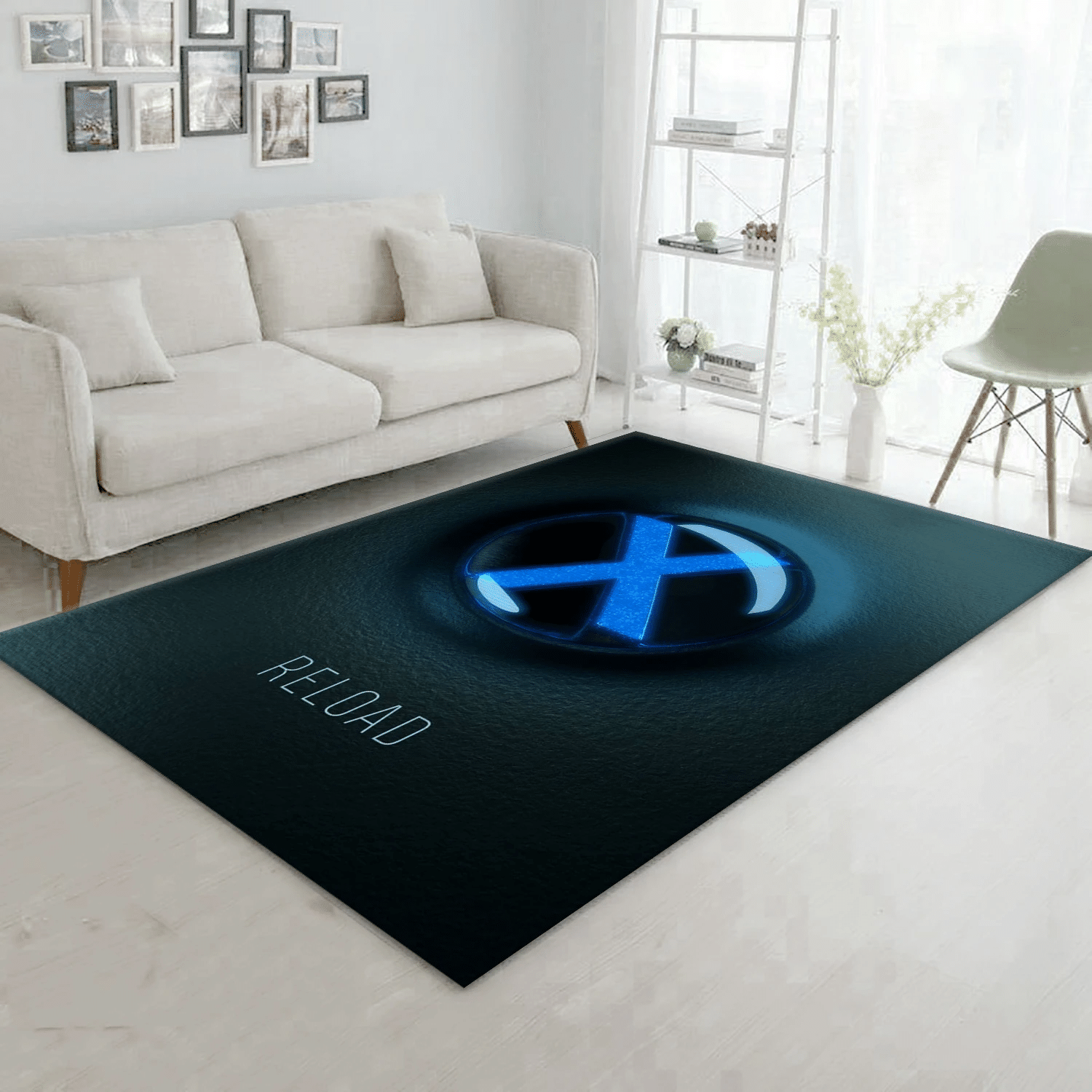 Xbox Button X Gaming Area Rug, Living Room Rug - Home US Decor - Indoor Outdoor Rugs