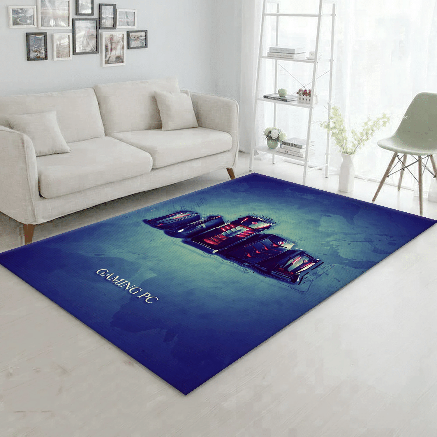 Gaming Pc Gaming Gaming Area Rug, Living Room Rug - Home Decor  Floor Decor - Indoor Outdoor Rugs