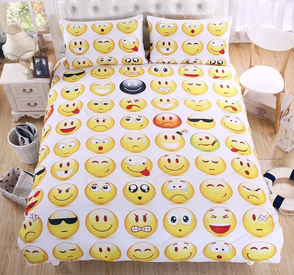 Emoji Bedding Sets (Duvet Cover & Pillow Cases)