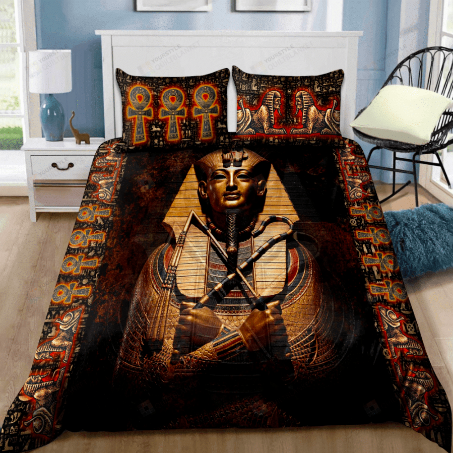 Pharaoh Ancient Egypt Duvet Cover Bedding Set