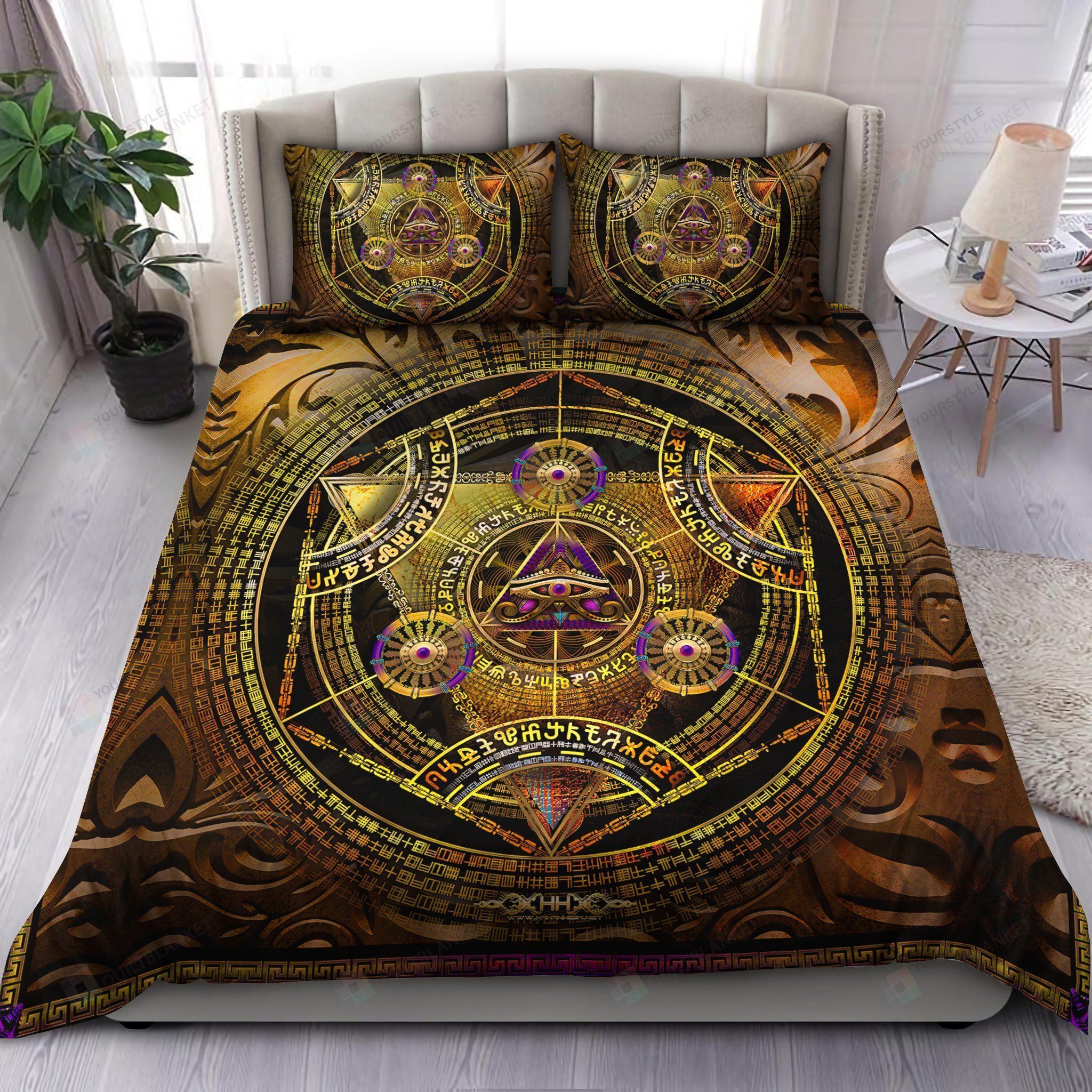 Ancient Egypt Art Bedding Set Bed Sheets Spread Comforter Duvet Cover Bedding Sets