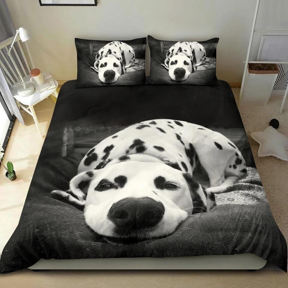 Dalmatian Bedding Set Bed Sheets Spread Comforter Duvet Cover Bedding Sets