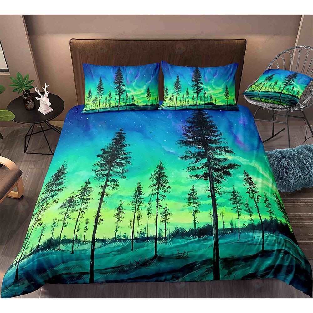 Forest Bedding Set Bed Sheets Spread Comforter Duvet Cover Bedding Sets