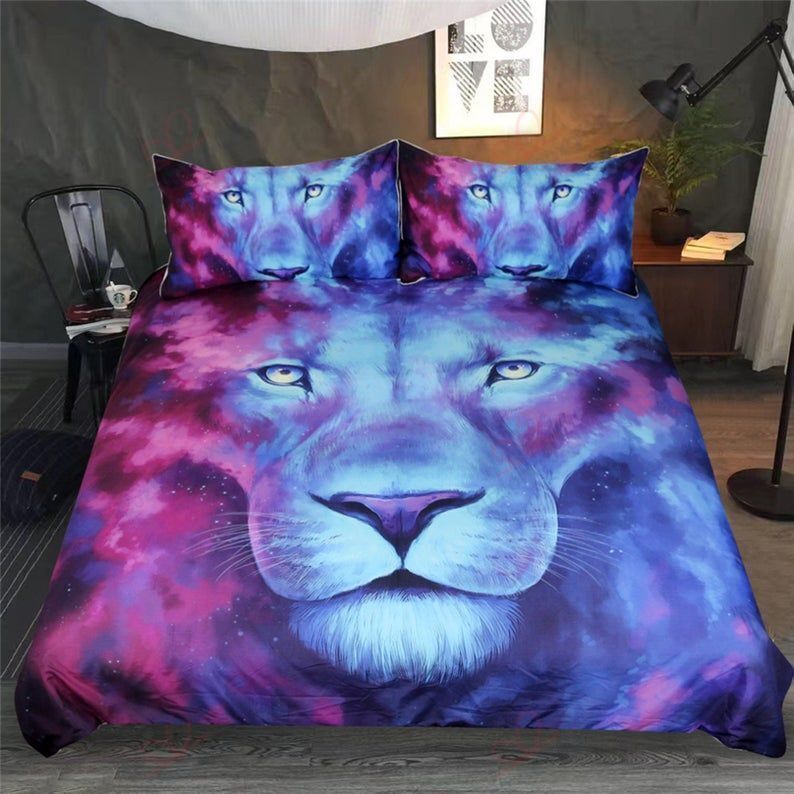 Lion Bed Sheets Spread Comforter Duvet Cover Bedding Sets