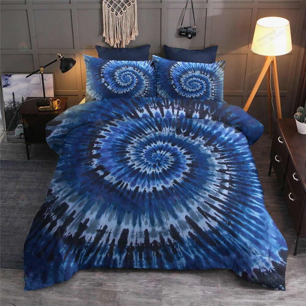 Blue Tie Dye Bedding Sets (Duvet Cover & Pillow Cases)