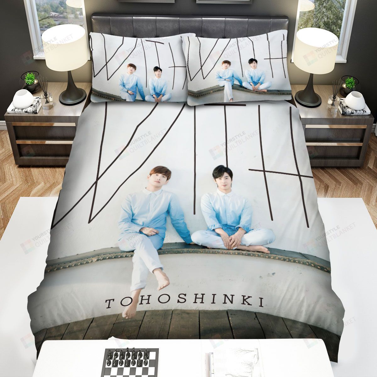 Tvxq, With Bed Sheets Spread Duvet Cover Bedding Sets