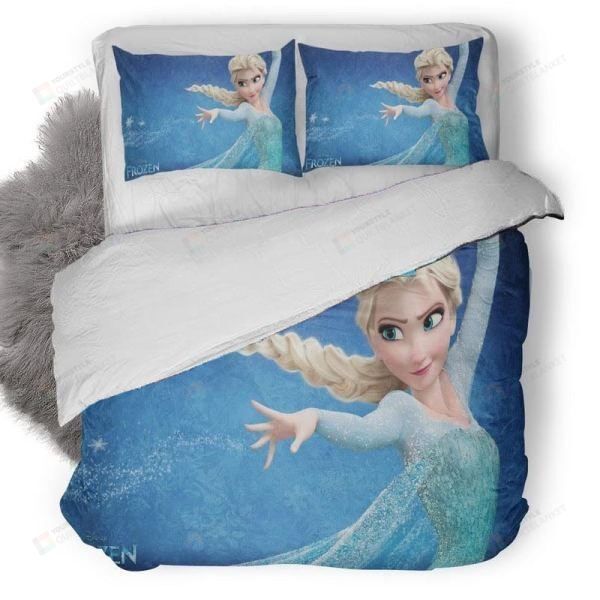 Disney Frozen Elsa Princess Duvet Cover Bedding Set