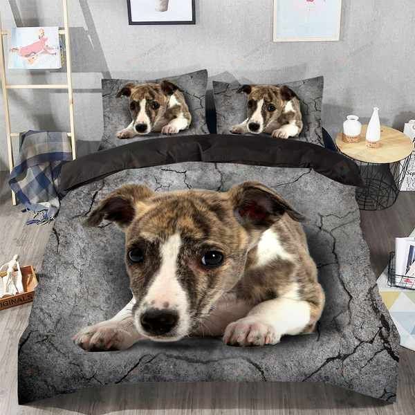 Whippet Cotton Bed Sheets Spread Comforter Duvet Cover Bedding Sets