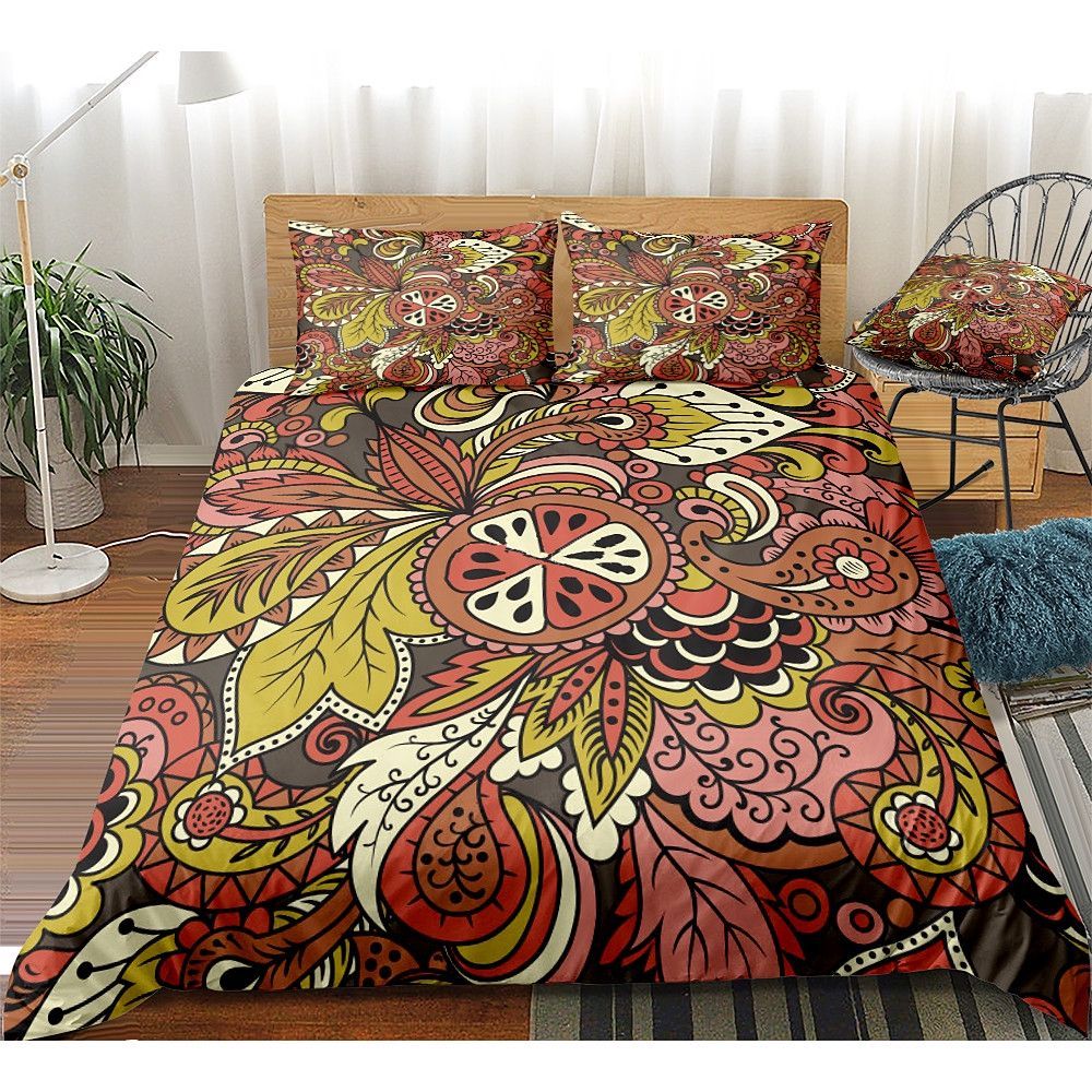 Pattern Bedding Set Bed Sheets Spread Comforter Duvet Cover Bedding Sets