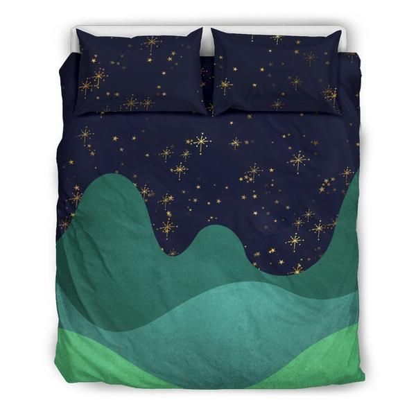 Fantasy Night Sky Bedding Set Bed Sheets Spread Comforter Duvet Cover Bedding Sets