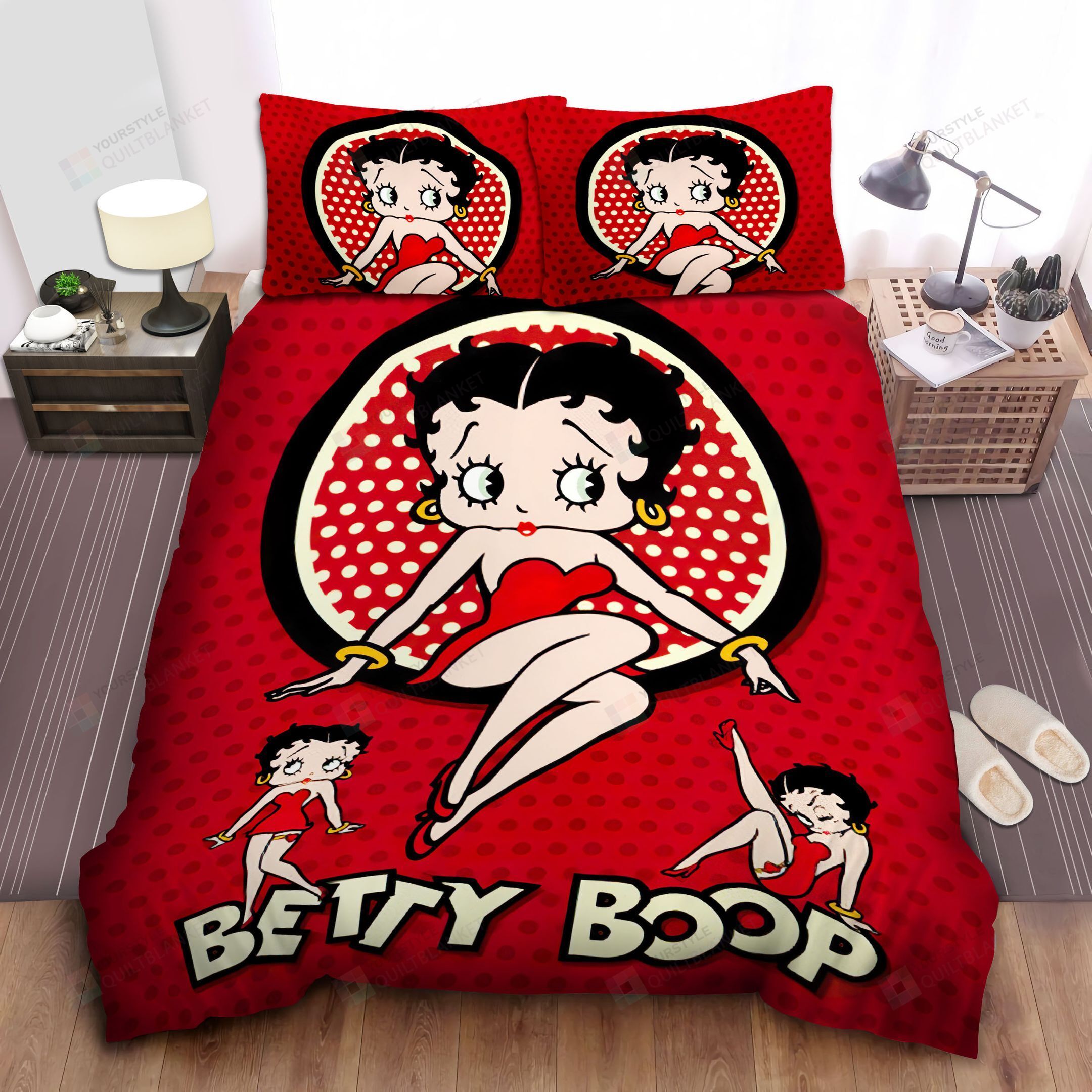 Betty Boop Bed Sheets Spread Comforter Duvet Cover Bedding Sets