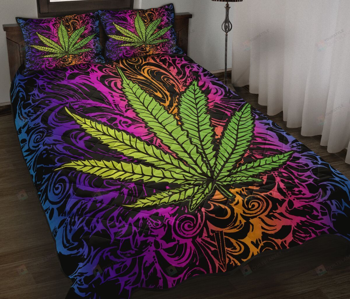 Weed Quilt Bedding Set