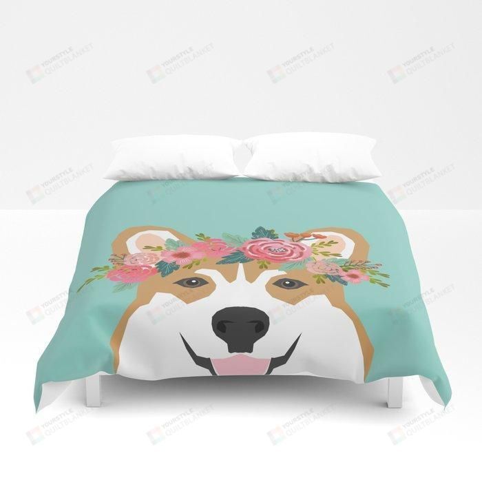 Corgi Bed Sheets Duvet Cover Bedding Set