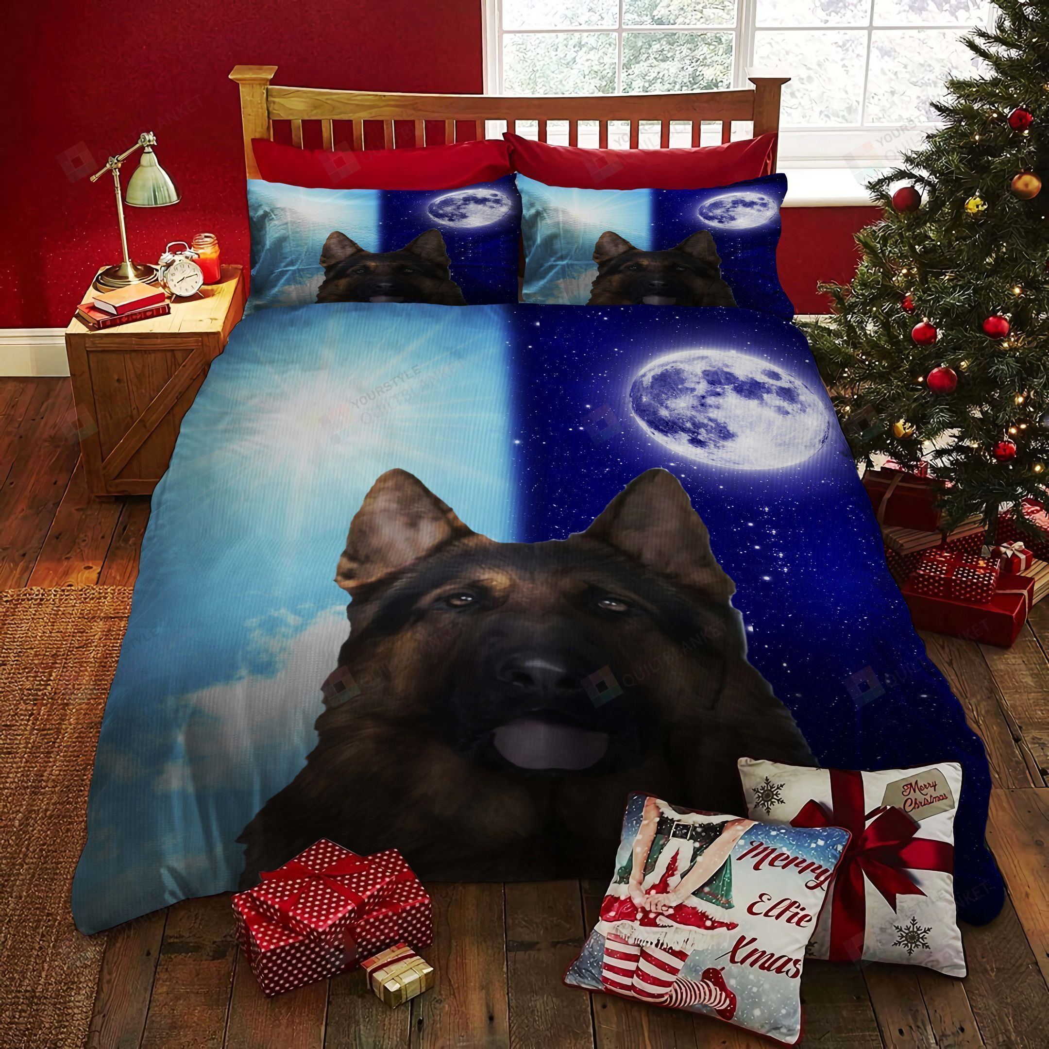 German Shepherd Bed Sheets Duvet Cover Bedding Set