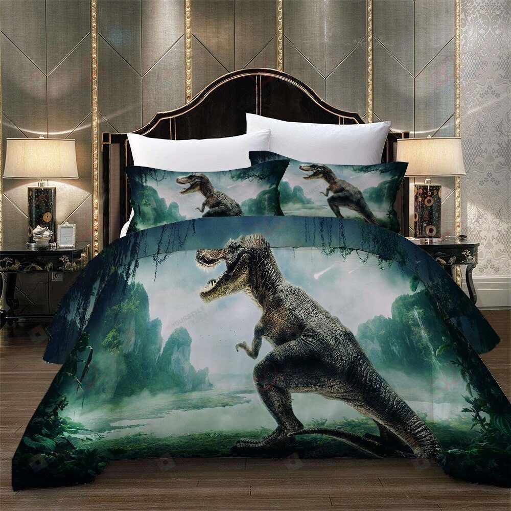 Dinosaur Bed Sheets Spread Comforter Duvet Cover Bedding Sets